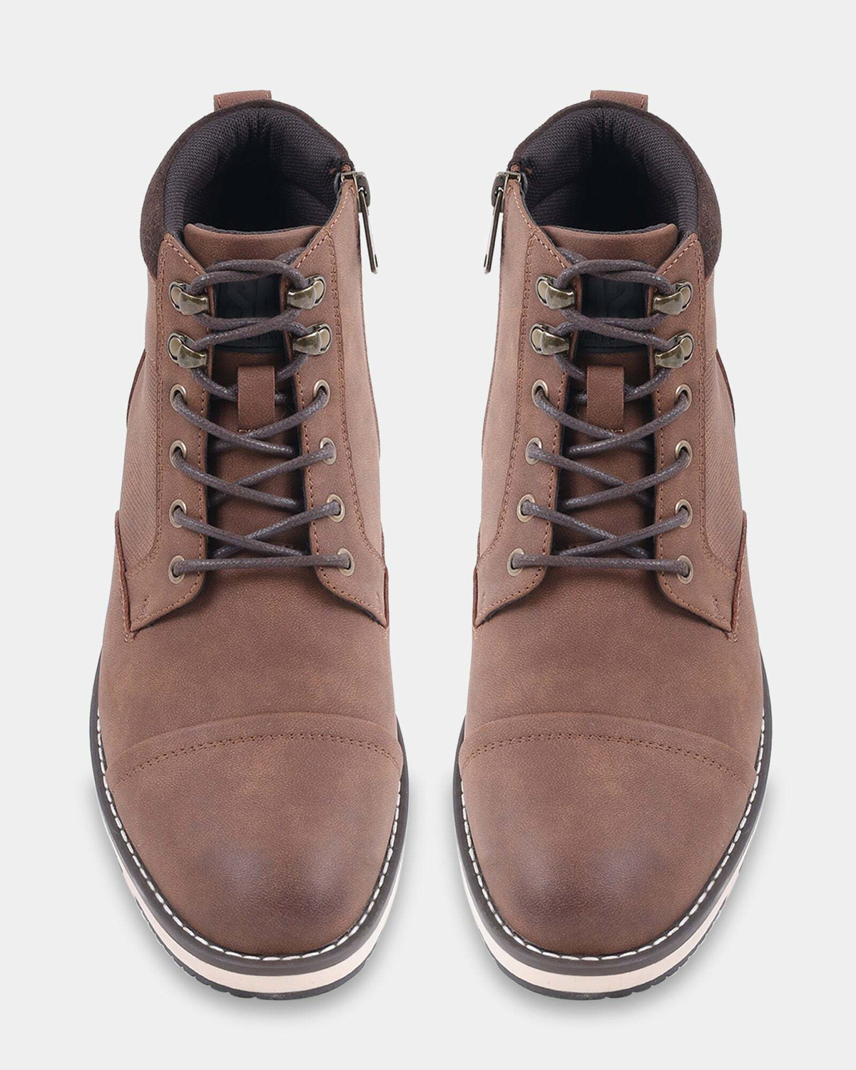 Steve Madden Mentor Boots in Cognac