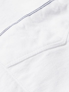 Officine Générale - Auguste Grandad-Collar Cotton Oxford Shirt - White