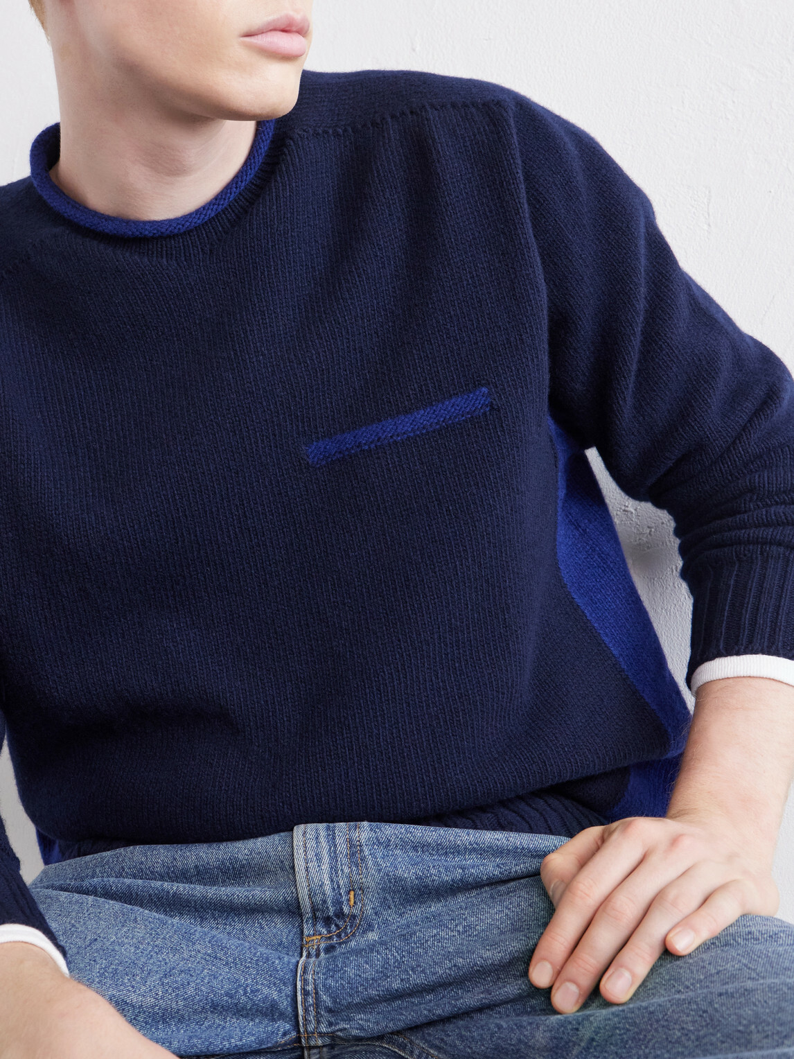 Inis Meáin - Wool Sweater - Blue