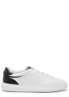 Givenchy G Set Panelled Leather Sneakers White And Black