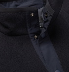 A.P.C. - Yama Wool-Blend Fleece Jacket - Men - Black