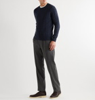 Loro Piana - Cable-Knit Baby Cashmere Sweater - Blue