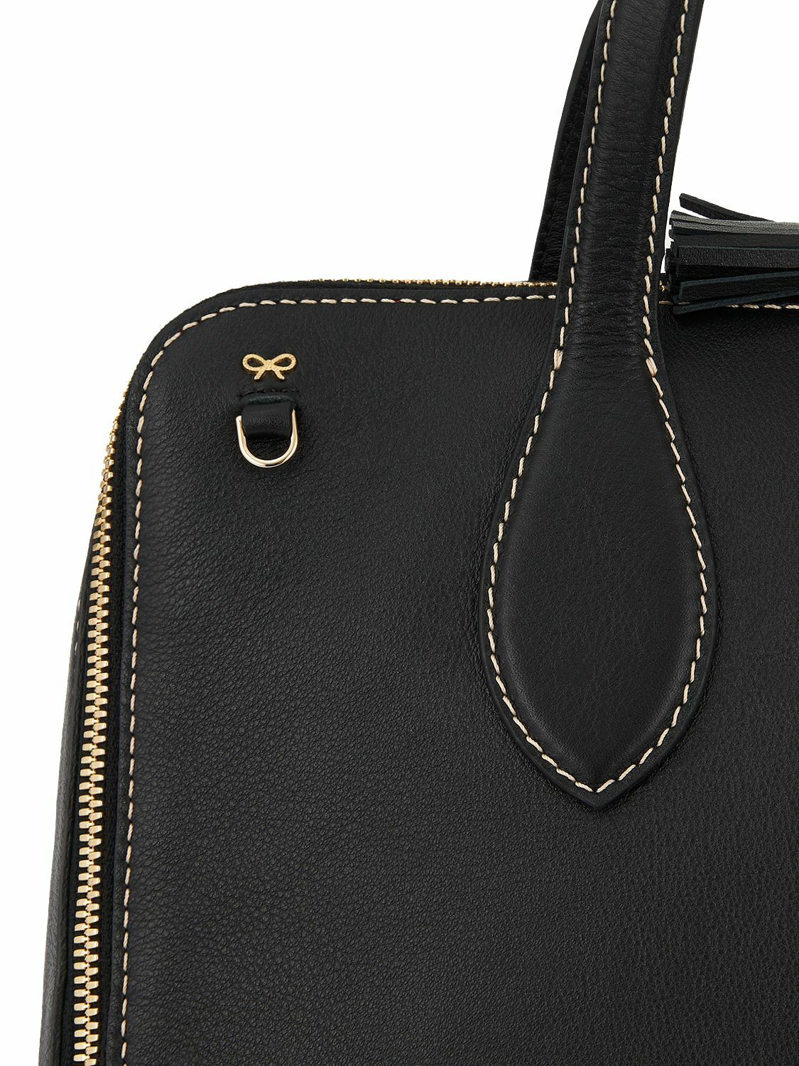 ANYA HINDMARCH - The Wedge Leather Top Handle Bag Anya Hindmarch