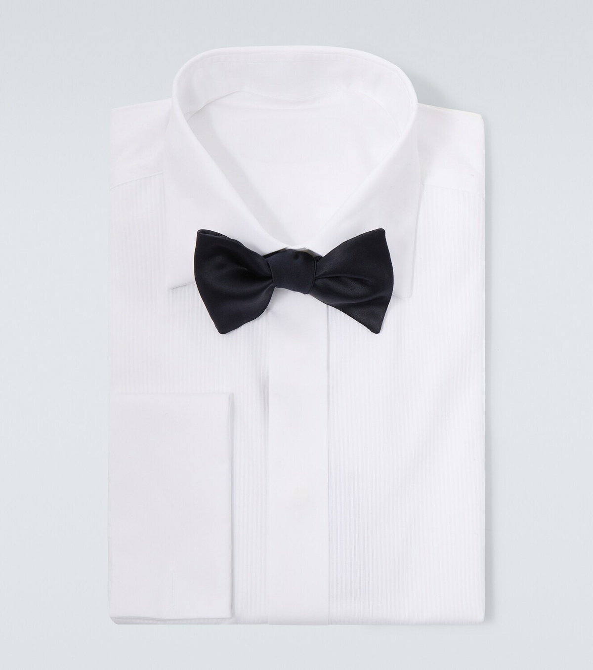 Brunello Cucinelli Cotton and silk satin bow tie