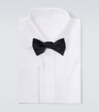 Brunello Cucinelli Cotton and silk satin bow tie
