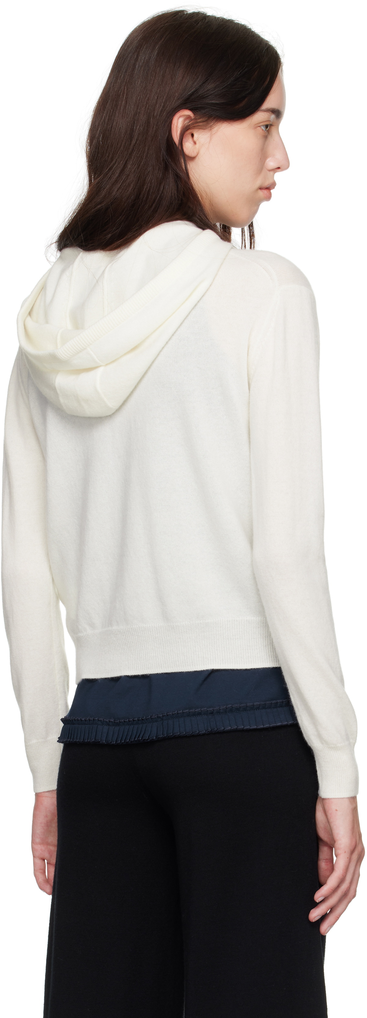 Max Mara Leisure Off-White Tenente Hoodie