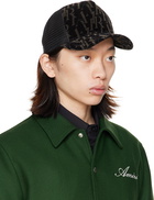 AMIRI Black Burnout Trucker Cap