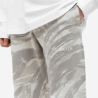 Moncler Men's Genius x HYKE Camo Print Sweat Pant in Grey