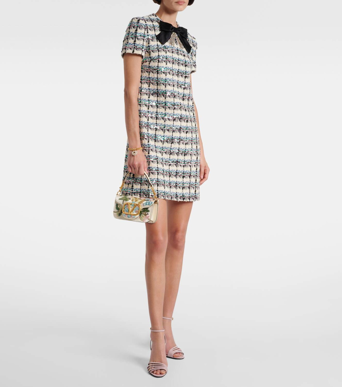 Valentino Garavani Locò Small embellished shoulder bag