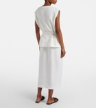 Brunello Cucinelli Belted wrap dress