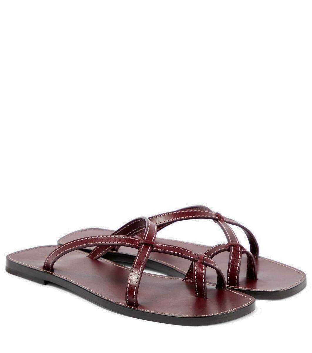 The Row Link leather sandals The Row