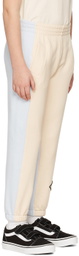 Wynken Kids Off-White & Blue Track Pants