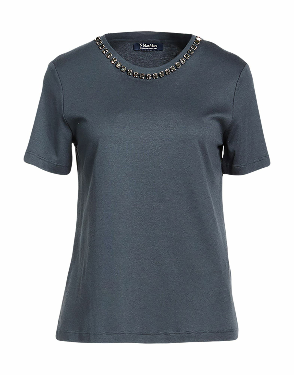 's Max Mara Womens T-shirt Slate in Blue