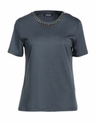 's Max Mara Womens T-shirt Slate in Blue
