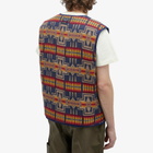 Pendleton Men's Reversible Quilted Vest in Harding Navy