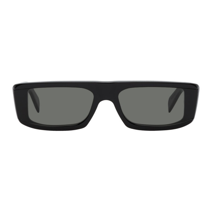 Photo: RETROSUPERFUTURE Black Issimo Rectangle Sunglasses