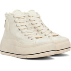 R13 Off-White Kurt High Top Sneakers