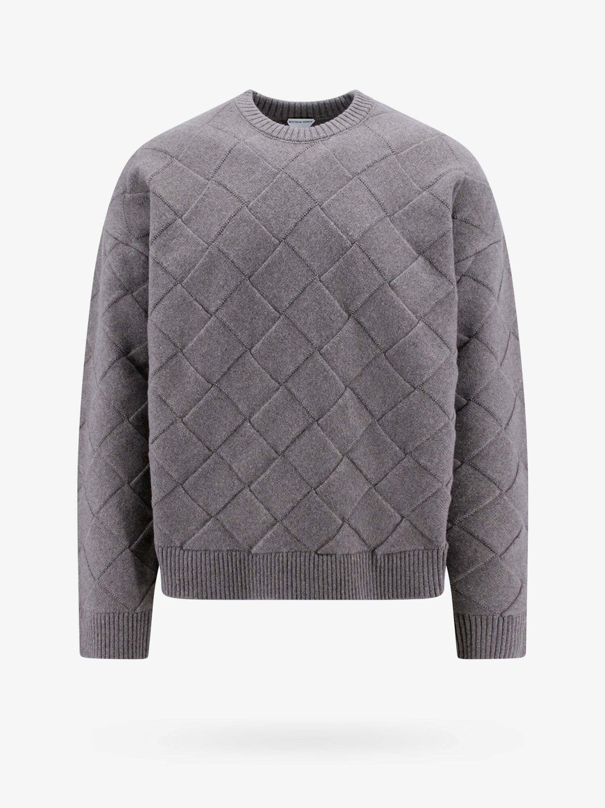 Bottega Veneta Men's Cotton Sweater Grey