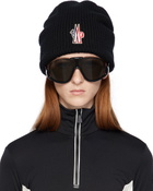 Moncler Grenoble Black Patch Beanie
