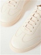 Brunello Cucinelli - Leather Sneakers - Neutrals