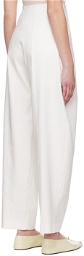 GIA STUDIOS White Linen Trousers