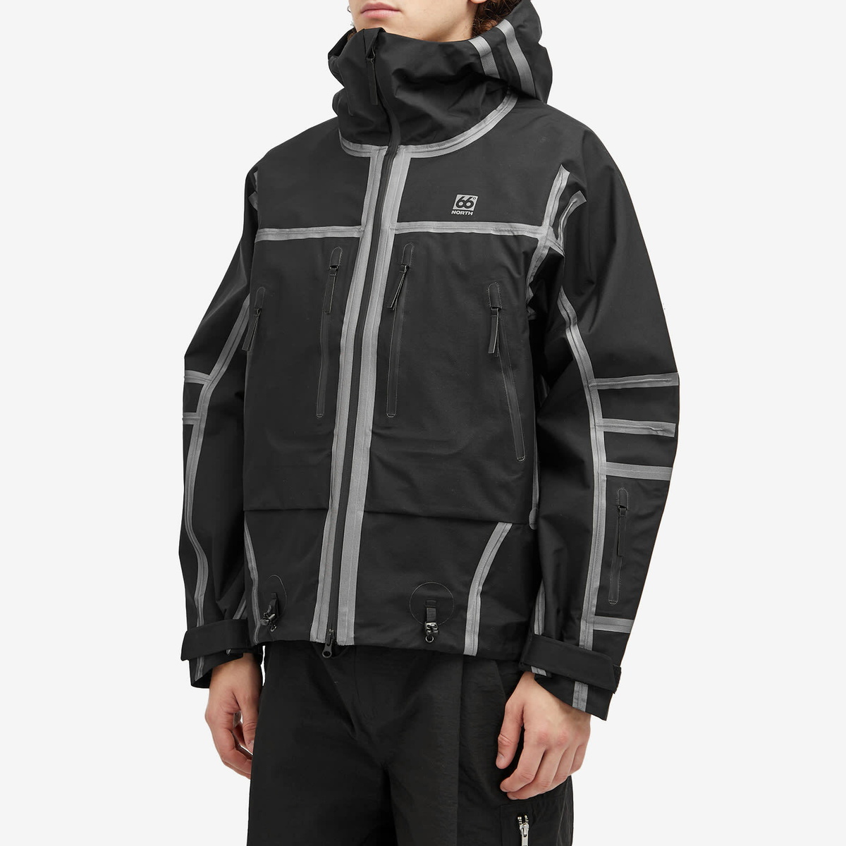 66° North Men's Aegissida Shell Jacket in Black 66° North