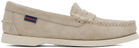 Sebago Beige Dan Boat Flesh Out Loafers