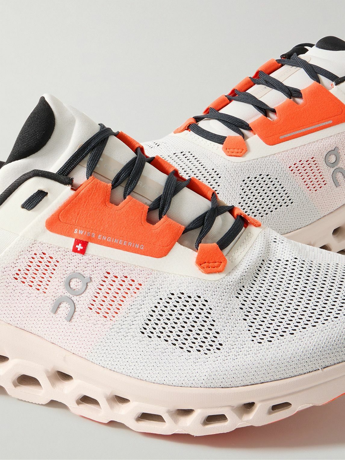 ON - Cloudstratus 3 Rubber-Trimmed Mesh Running Sneakers - White