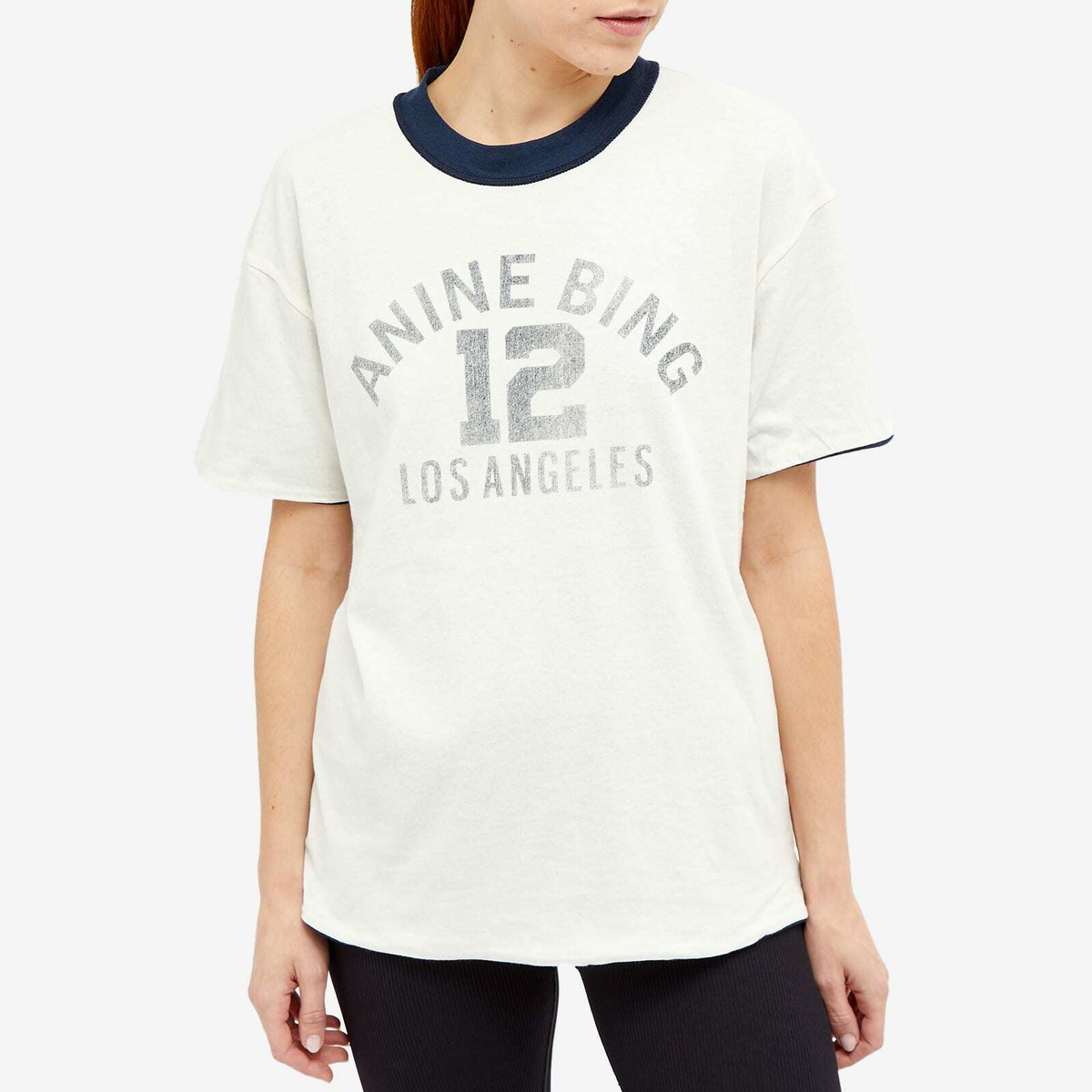 Tシャツ・カットソー ANINE BING T-SHIRTS MULTI Anine Bing Women's Toni Reversible T-Shirt in Multi ANINE BING