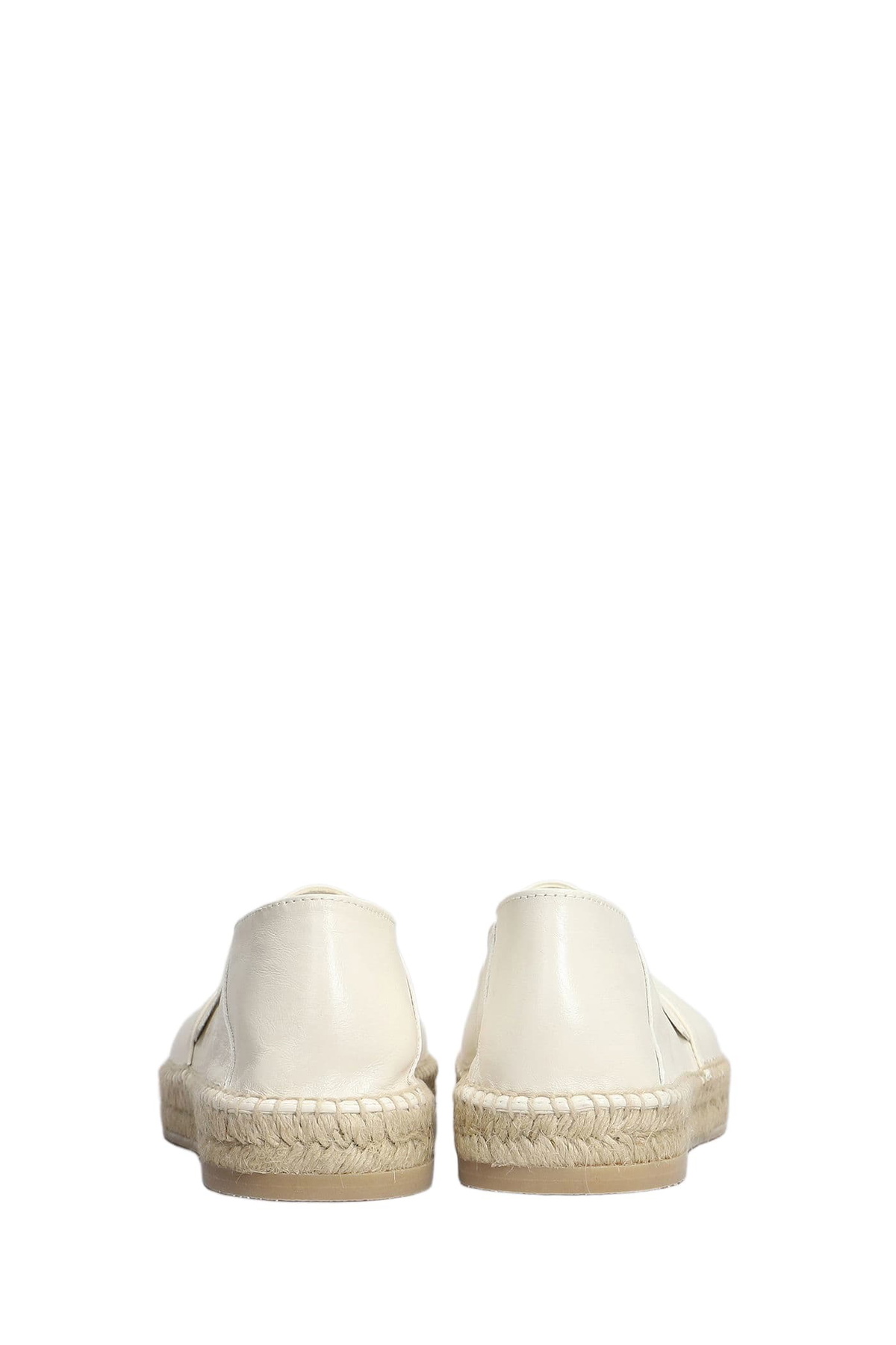 Ami Alexandre Mattiussi Espadrilles In Beige Leather