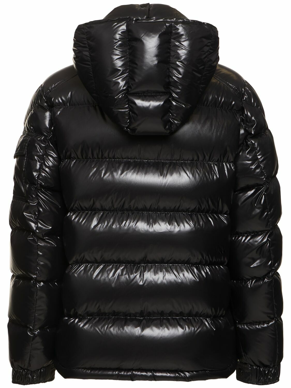 ジャケット Moncler Black down jacket in lacquered nylon 0400021822782_BLACK?wid=600&