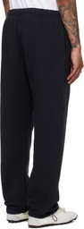 Fear of God ESSENTIALS Black Relaxed Fleece Sweatpants