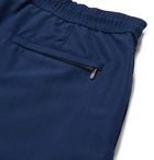 Brunello Cucinelli - Mid-Length Contrast-Trimmed Swim Shorts - Blue