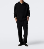 God's True Cashmere Cashmere hoodie with tiger's eye