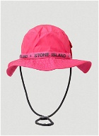 Logo Stitch Patch Bucket Hat in Pink