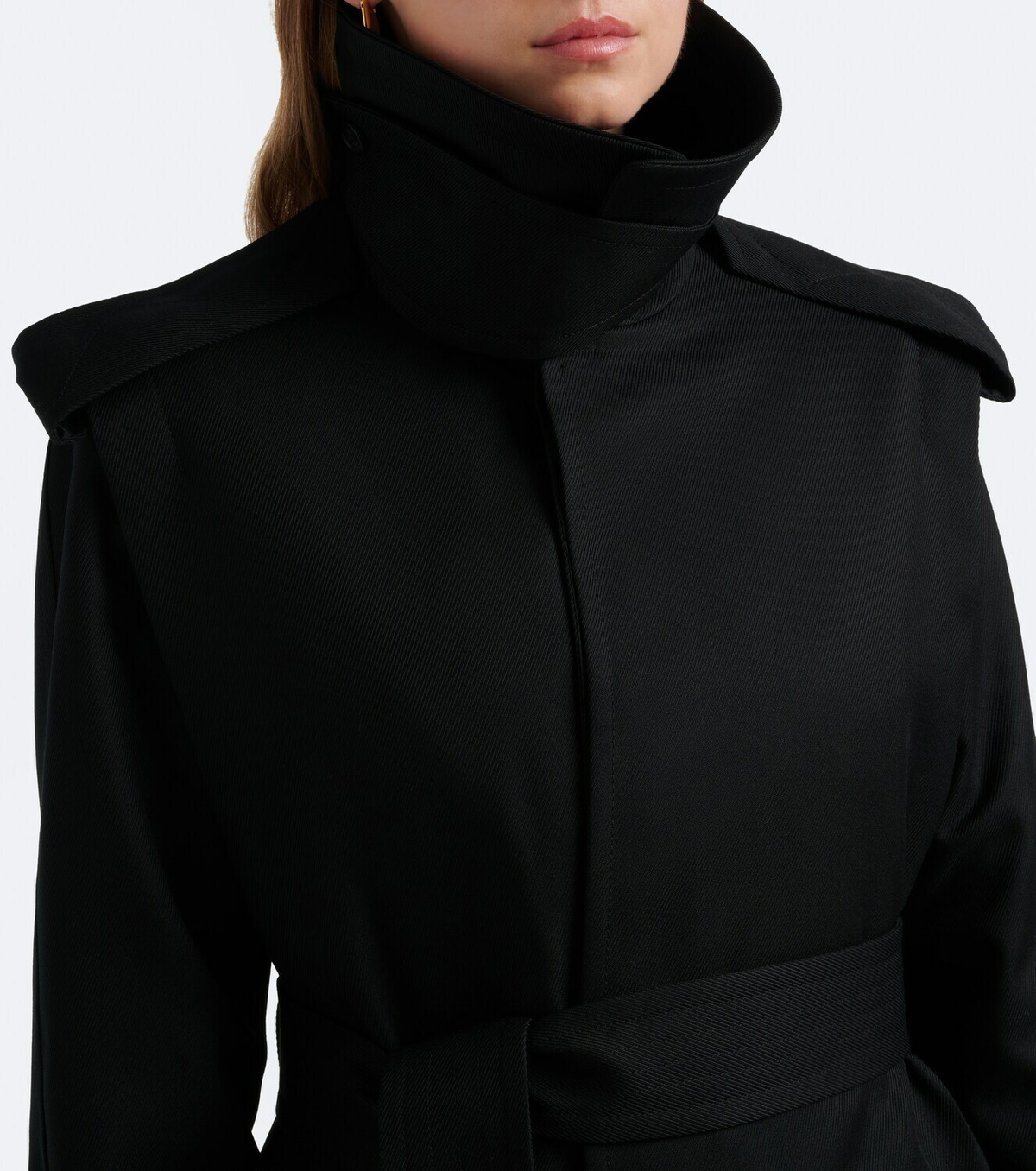 Victoria Beckham Philippa virgin wool twill trench coat