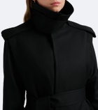 Victoria Beckham Philippa virgin wool twill trench coat