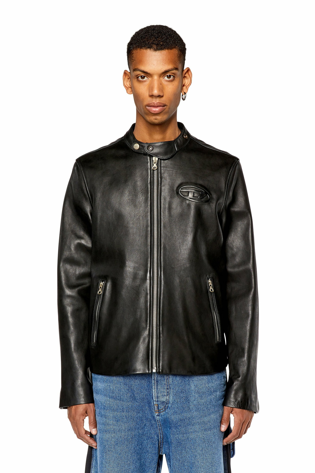 ジャケット・アウター DIESEL brave Tailored jacket wolf black Men's jackets: denim, leather, nylon, winter | Diesel®