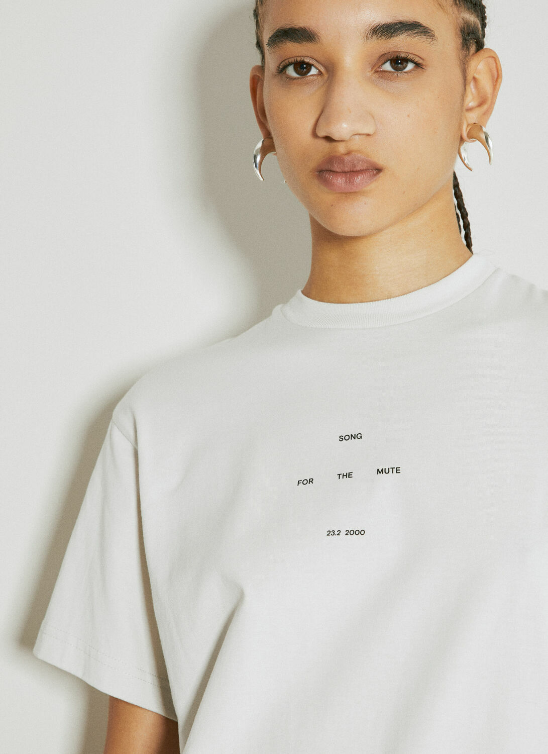 Song for the Mute Logo Print T-Shirt