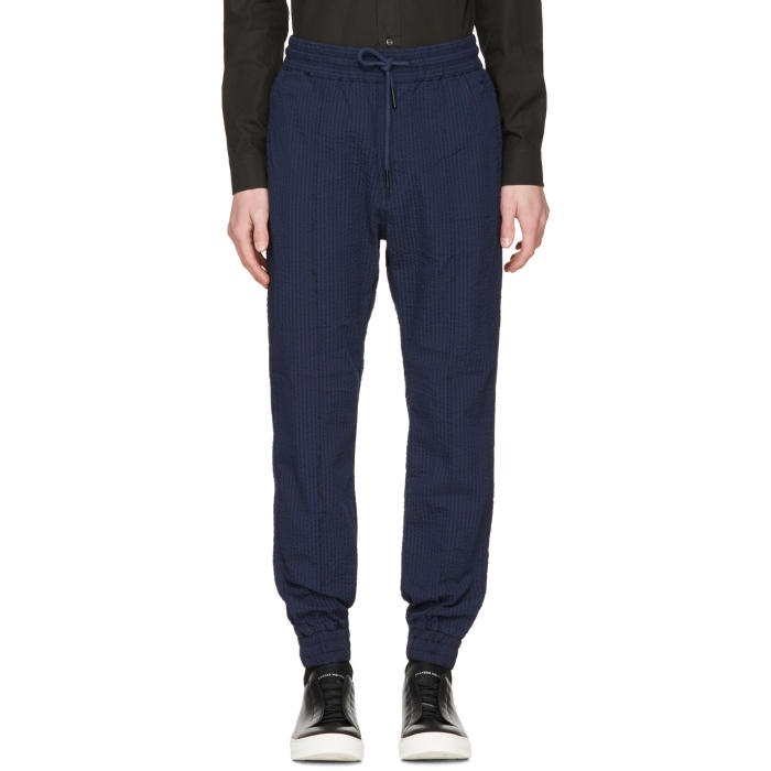 Photo: Diesel Navy Striped P-Point Trousers