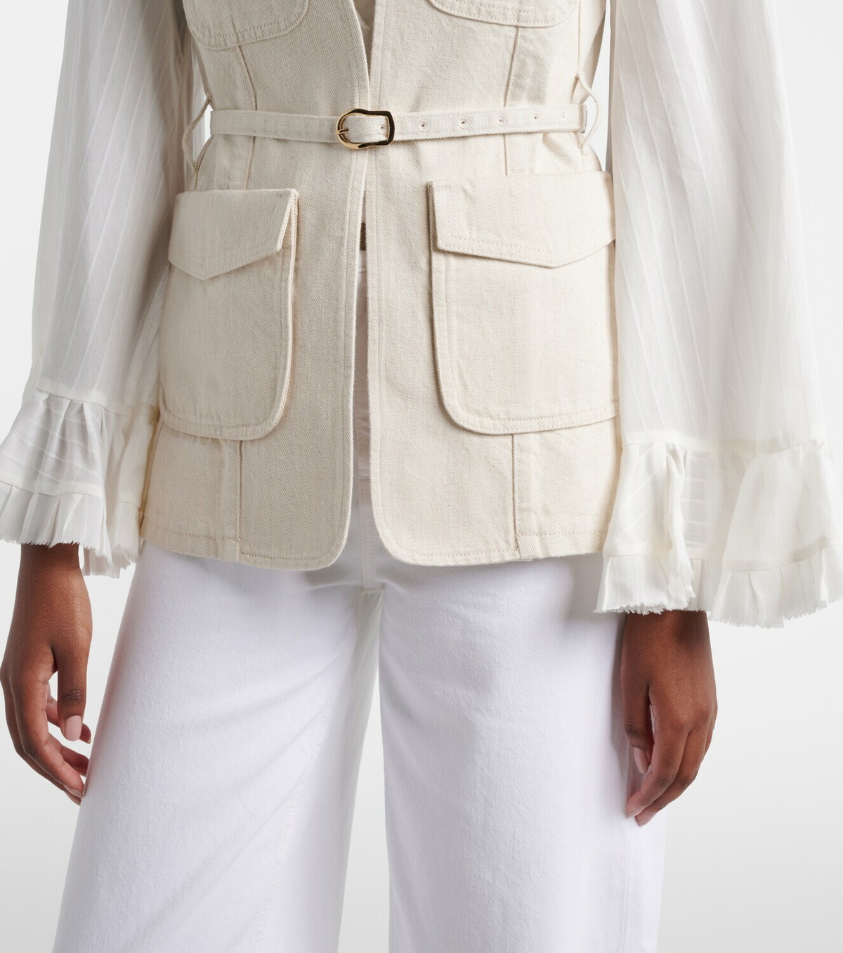 Dorothee Schumacher Summer Of Love belted denim vest