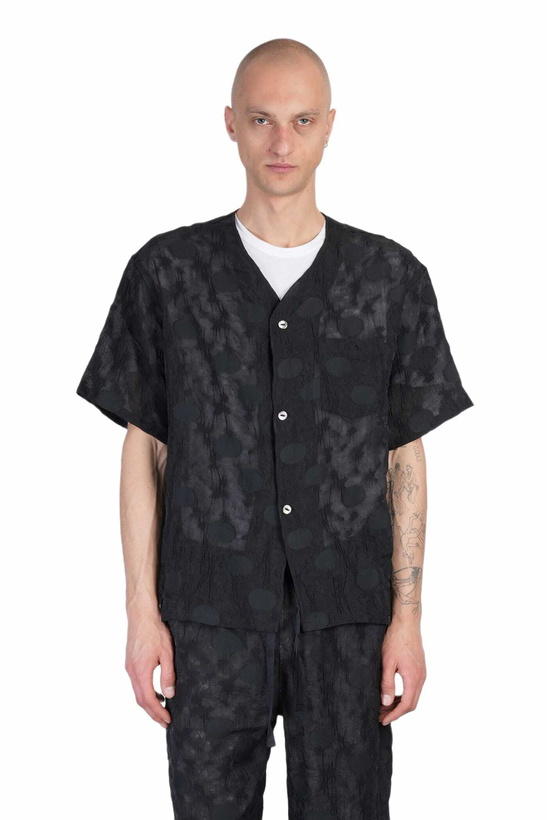 Photo: Needles Shirt In Black Polyamide Polyester