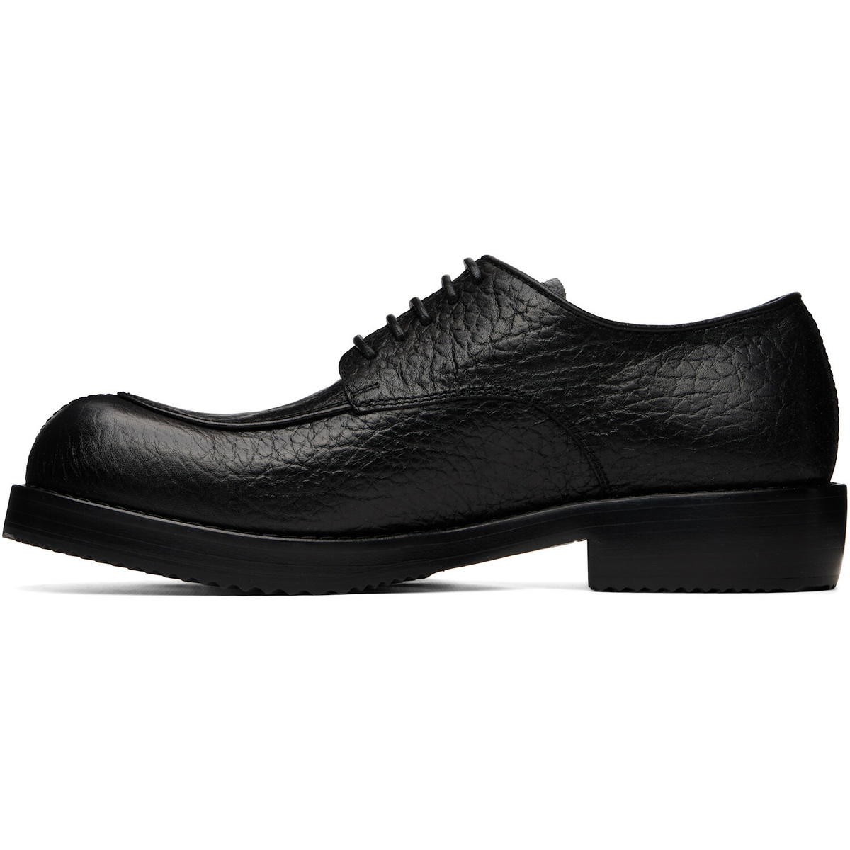 Dries Van Noten Black Leather Derbys