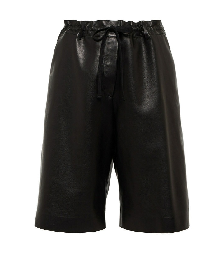 Photo: The Row - Daniella leather shorts