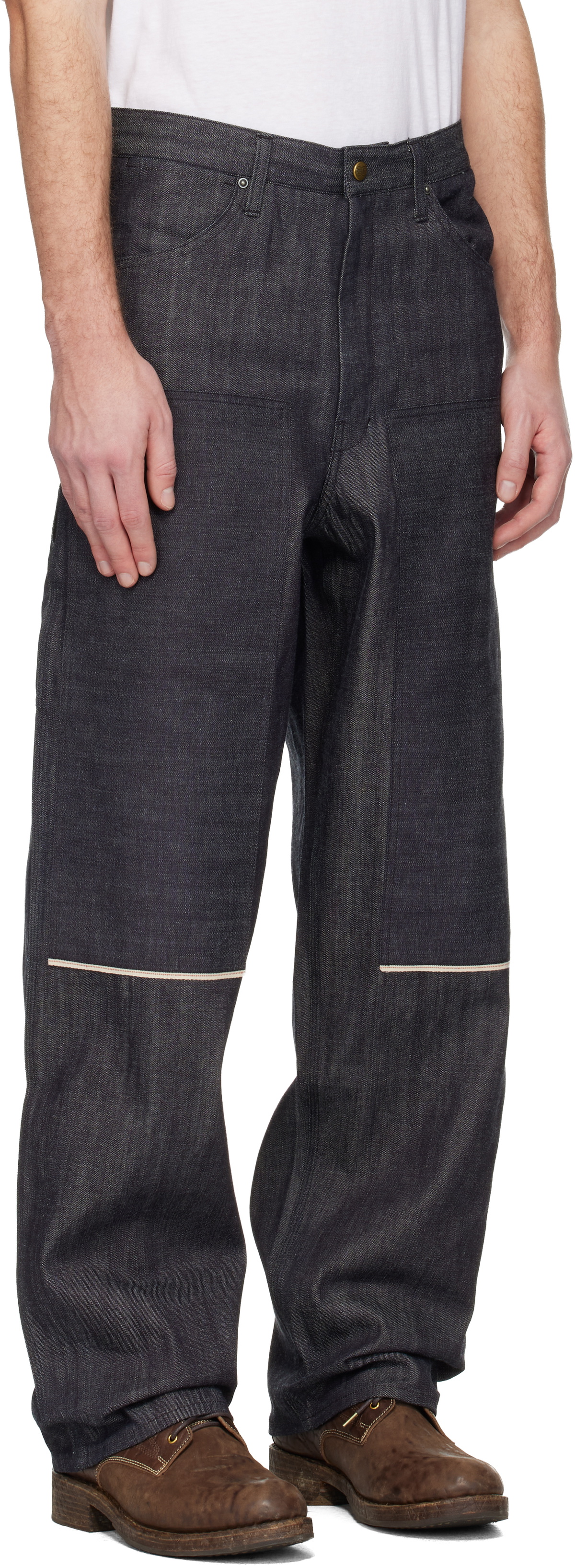 visvim Navy Carpenter Jeans Visvim