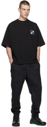We11done Black Hotfix Patch T-Shirt
