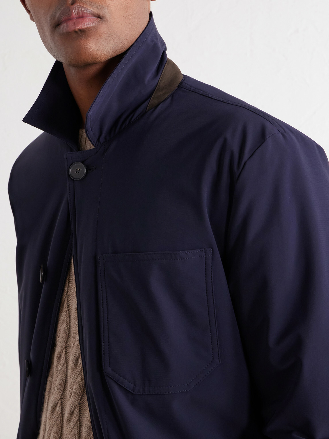 N.PEAL - Shell Jacket - Blue