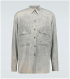 Rochas - Quartilla long-sleeved silk shirt