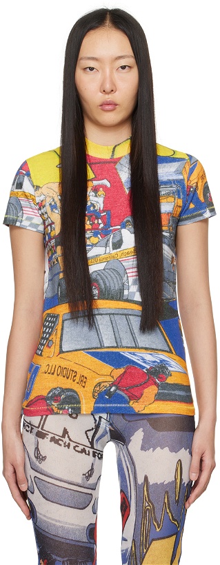 Photo: ERL Multicolor Graphic T-Shirt
