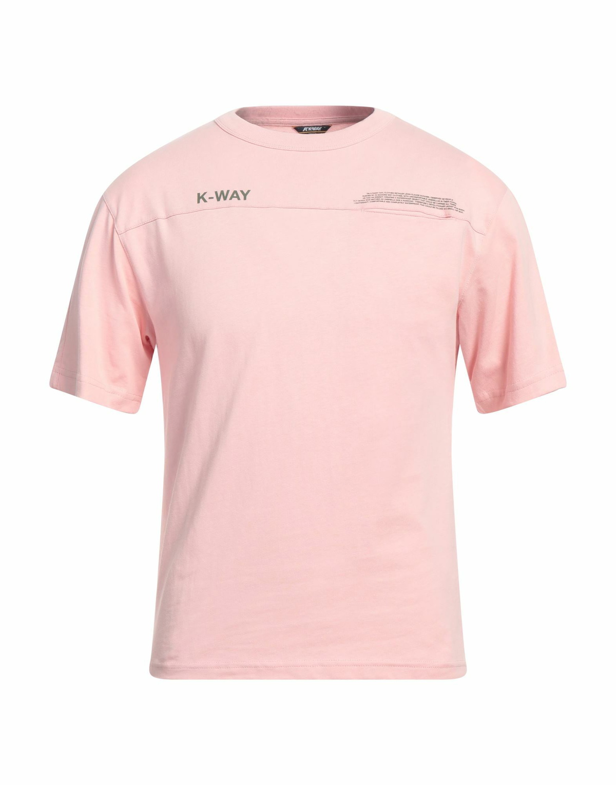 K-way Mens T-shirt in Pink